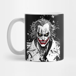 Mirthful Madness: A Joker Sketch Mug